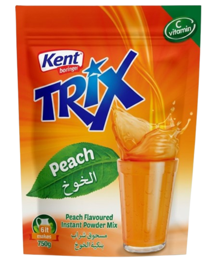 KentBor Trix Peach Powder Drink/ Juomajauhe 750g - Juomajauheet - 21088 - 1