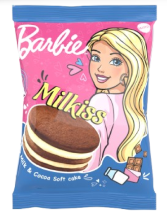 Barbie Milkss Cocoa Soft Cake / Kaakao täytekakku 42g - Täytekeksit ja vohvelit - 20418 - 1