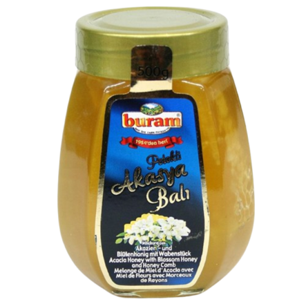 Buram Akasya ekli Bal / Hunaja 500g - Hunajat - 968 - 1