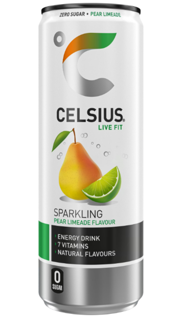 Celsius Pear Lemona Energiajuoma SOKERITON 355ml TNK - Energiajuomat - 20048 - 1