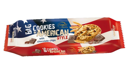 Cookies Big American Chocolate/ Keksi 225g - Täytekeksit ja vohvelit - 17198 - 1