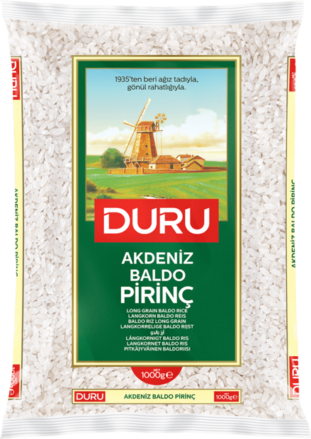 Duru Akdeniz Baldo Pirinc / Pitkäjyväinen baldoriisi 1kg (201i) - Erikoisriisit - 2198 - 1
