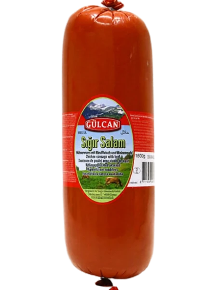 Gulcan Salam Sigir Sade / Kanasalami naudanlihalla 1,6kg - Kana leikkeleet ja makkarat - 18788 - 1