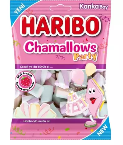Haribo Chamallow Party Vaahtokarkki 70g - Irtomakeiset - 15808 - 1