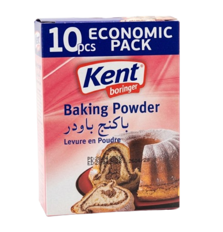 KentBor Baking Powder/ Leivinjauhe 10X10g - Leivinjauheet, ruokasoodat & kuivahiivat - 21108 - 1