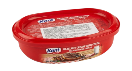 KentBor Hazelnut Cream with Cocoa/ Hasselpähkinä levite 250g - Makeat levitteet ja pähkinälevitteet - 21188 - 1