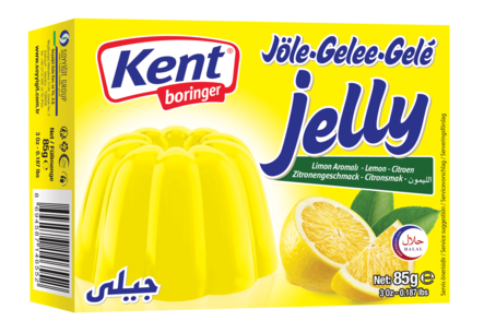 KentBor Jelly Lemon/ Sitruunahyytelöjauhe 85g - Liivatteet ja muut hyytelöimisaineet - 18898 - 1