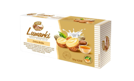 Lumar Cream Brulee Wafer Ball/ Pähkinä-Cream Bruleevohvelipallo 120g - Täytekeksit ja vohvelit - 19958 - 1