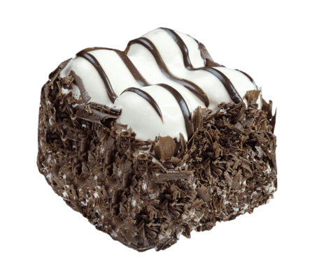 Maun White Profiterole Square Mono Cake 9pcs 1,485kg - Pakastemakeiset ja -jälkiruoat - 18718 - 1