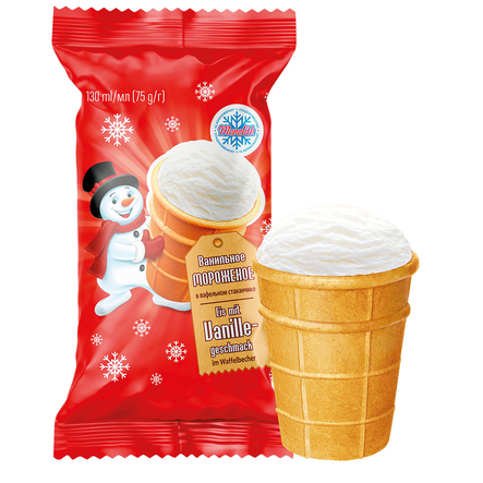 Monolith Vanilla Ice cream/ Vaniljajäätelö 130ml - Pakastemakeiset ja -jälkiruoat - 20498 - 1