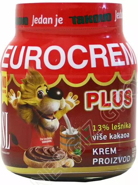 SL Eurocrem Plus 13% Suklaalevite 700g - Makeat levitteet ja pähkinälevitteet - 13678 - 1