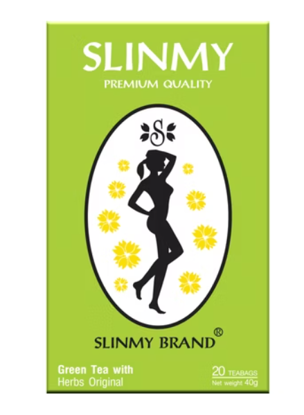 Slinmy Green Tea with Herbs Original Vihreä Tee 20x2g - Terveys teet - 21548 - 1