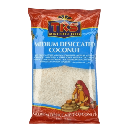 TRS Desiccated Coconut Medium/ Kuivattu Kookospähkinä 300g - Leivonta ja jälkiruoka-aineet - 18808 - 1