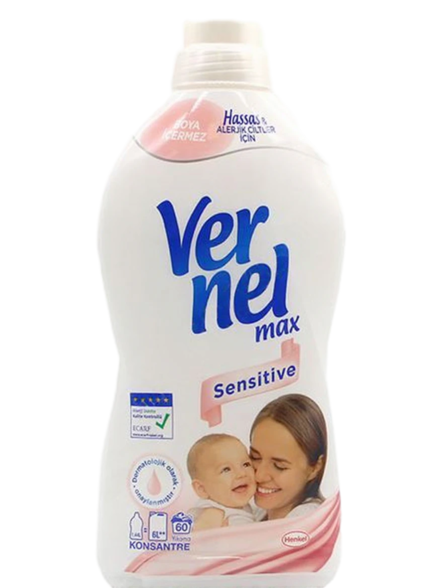 Vernel Max Sensitive Softener/ Huuhteluaine 1,44L - Pyykinpesuaineet ja -tarvikkeet - 18758 - 1