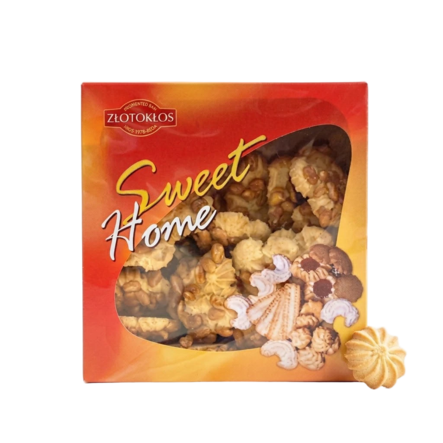 Zlotoklos Cookies with Peanuts/ Keksi Maapähkinöillä 400g - Täytekeksit ja vohvelit - 19768 - 1