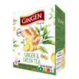 Gingen Ginger & Green Tea/ Inkivääri-Vihreäteepussi 2x20g - Terveys teet - 20698 - 1