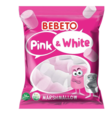 Bebeto Pink and White Marshmallow / Vaahtokarkki 275g - Irtomakeiset - 798 - 1