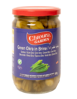 Chtoura Garden Green Okra in Brine / Okra suolaliemessä 600g CAM - Vihannessäilykkeet - 20278 - 1