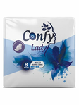 Confy Lady Hygienic Pad Maxi Extralong STD/ Terveysside 8kpl - Hygieniatarvikkeet - 19498 - 1
