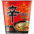 Nongshim Shin Cup Pikanuudelikuppi, tulinen 68g - Nuudelit - 19278 - 1