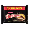 Ulker Biskrem Kakao Kremali Biskuvi / Kaakao Täytekeksi 3x100g - Täytekeksit ja vohvelit - 4838 - 1