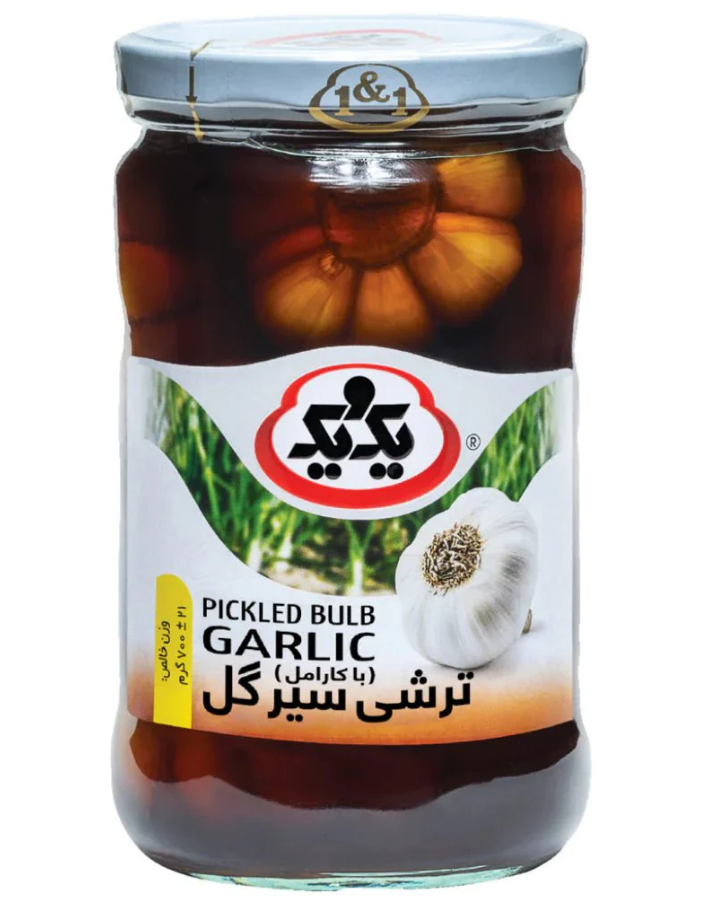 1&1 Pickled Bulb Garlic / Valkosipuli etikkaliemessä 700g CAM - Vihannessäilykkeet - 9378 - 1