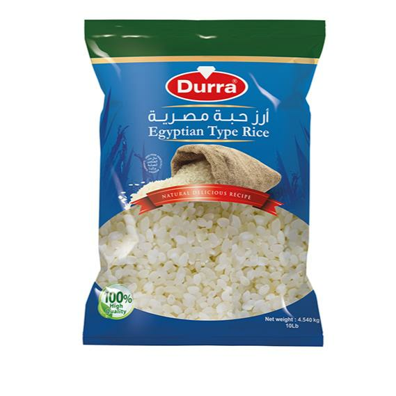 Durra Egyptian Type Rice / Pyöreäjyväinen riisi 4,5kg - Erikoisriisit - 16798 - 1