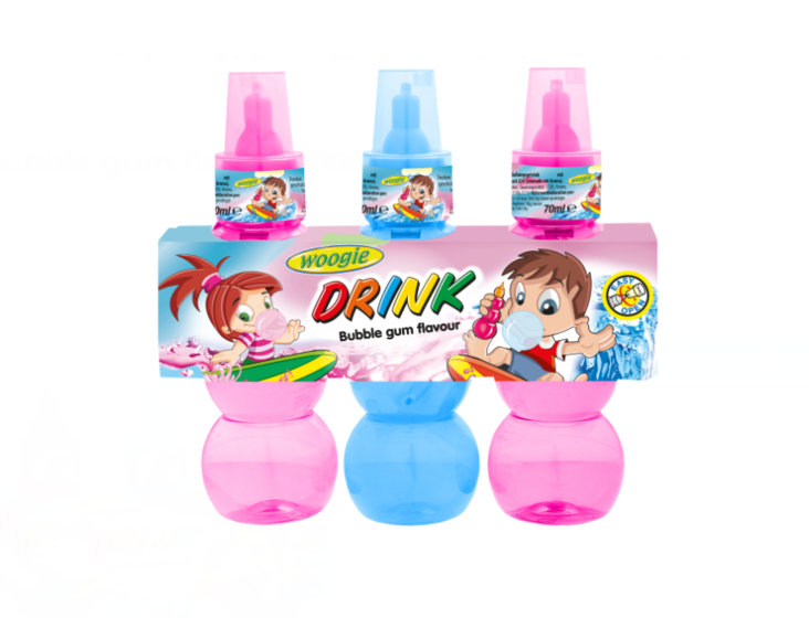 Woogie Drink with Buble gum flavour/ Lasten juoma 210ml - Limonadit ja virvoitusjuomat - 17528 - 1