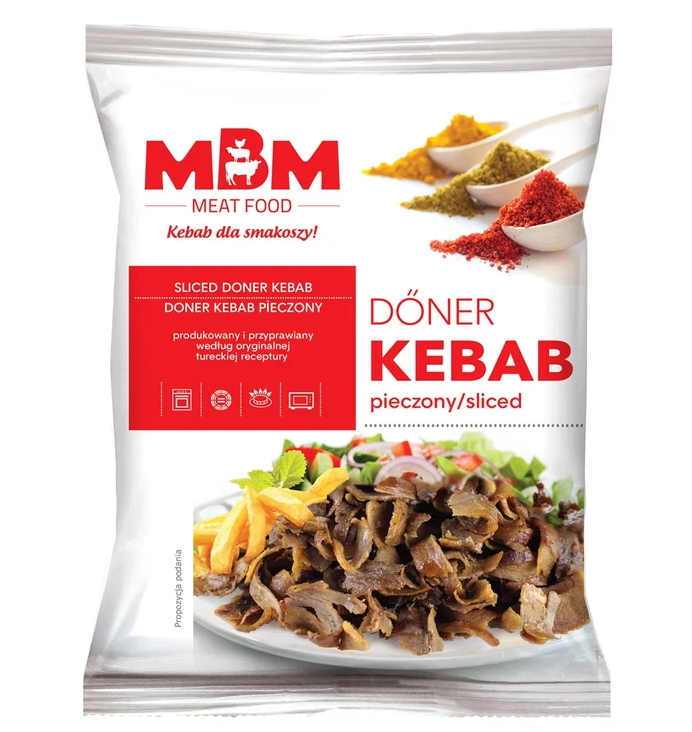 MBM Döner Kebab/ Naudan Jauheliha Kebab 1Kg - Kana pakasteet - 18188 - 1