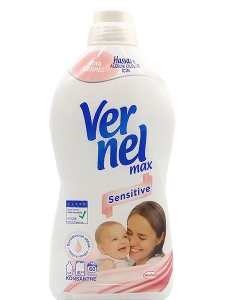 Vernel Max Sensitive Softener/ Huuhteluaine 1,44L - Pyykinpesuaineet ja -tarvikkeet - 18758 - 1