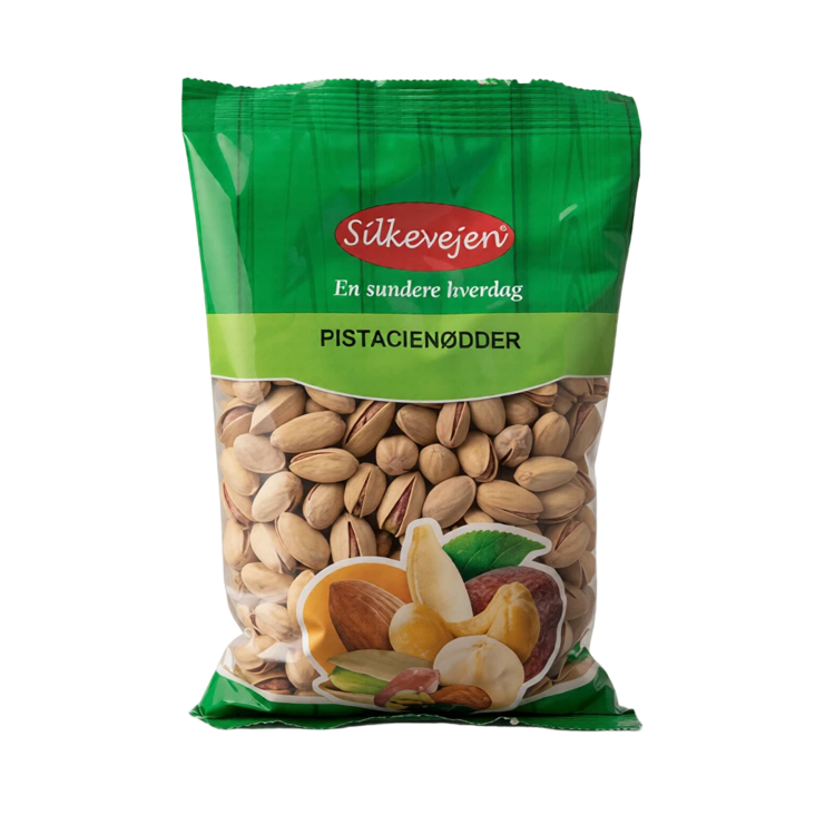 Silkevejen Pistachios R/S/ Paahdetut&suolatut pistaasipähkinä 250g - Pähkinät - 19148 - 1