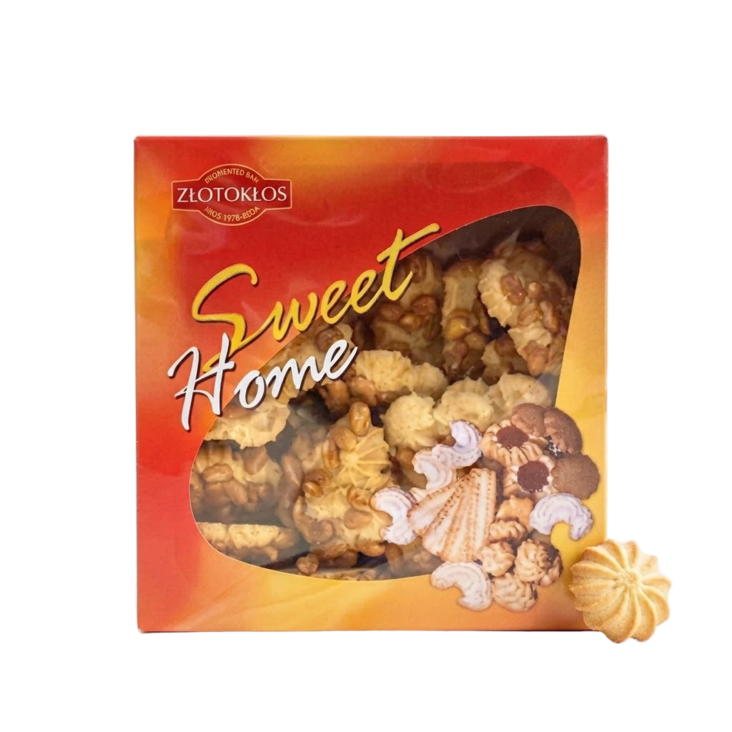 Zlotoklos Cookies with Peanuts/ Keksi Maapähkinöillä 400g - Täytekeksit ja vohvelit - 19768 - 1