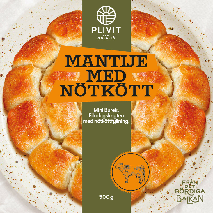 Plivit Mini Burek Mantije jauhelihalla 500g - Börek - 20078 - 1