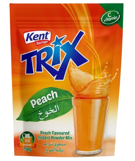 KentBor Trix Peach Powder Drink/ Juomajauhe 750g - Juomajauheet - 21088 - 1