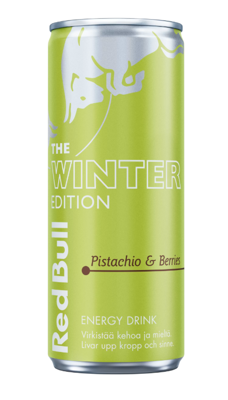 Red Bull Winter Edition Pistachio-Berries Energiajuoma 250ml - Energiajuomat - 21298 - 1