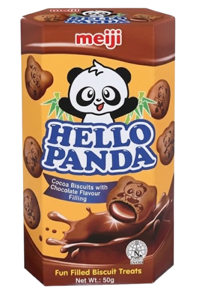 Meiji Hello Panda Cocoa / Keksi suklaatäytteellä 50g - Täytekeksit ja vohvelit - 21488 - 1
