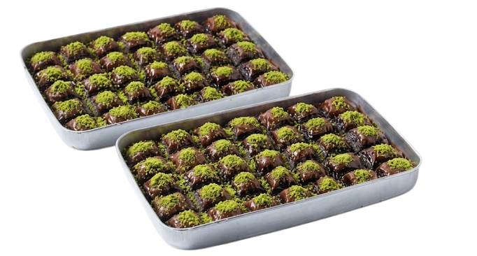 Baklava Fistikli Cikolatali/ Suklaa Baklava Pistaasilla 1,3kg - Makeat leivonnaiset - 21588 - 1