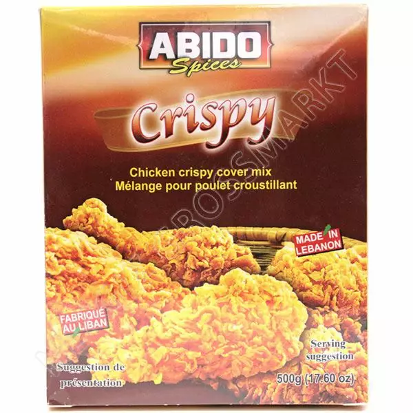 Abido Spice Crispy Chicken Crispy Cover Mix Mausteseos 500g - Maustesekoitukset - 11978 - 1