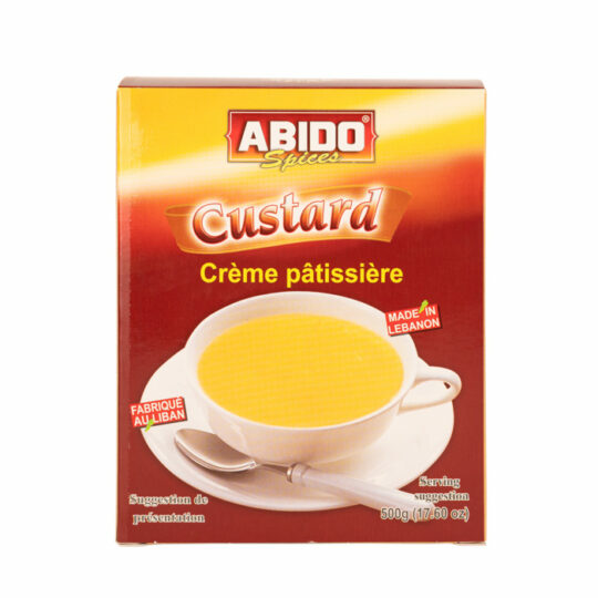 Abido Spices Custard Vaniljakastike 500g - Vanukkaat ja jälkiruoka-ainekset - 12318 - 1