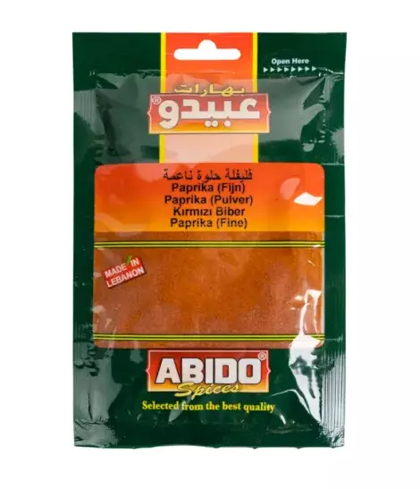 Abido Spices Paprika Paprikajauhe (Fine) 50g - Yleismausteet - 12328 - 1