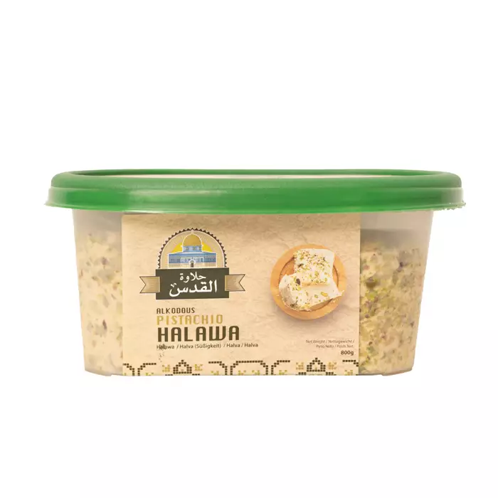 Alkodous Pistachio Halawa / Halva Pistääsipähkinällä 400g - Turkish Delight & Halvat - 12998 - 1