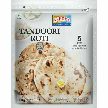 Ashoka Tandoori Roti 300g - Suolaiset leivonnaiset - 12298 - 1