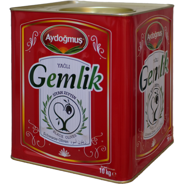 Aydogmus Gemlik Super Zeytin/ Musta oliivi 10kg TNK - Oliivisäilykkeet - 19678 - 1