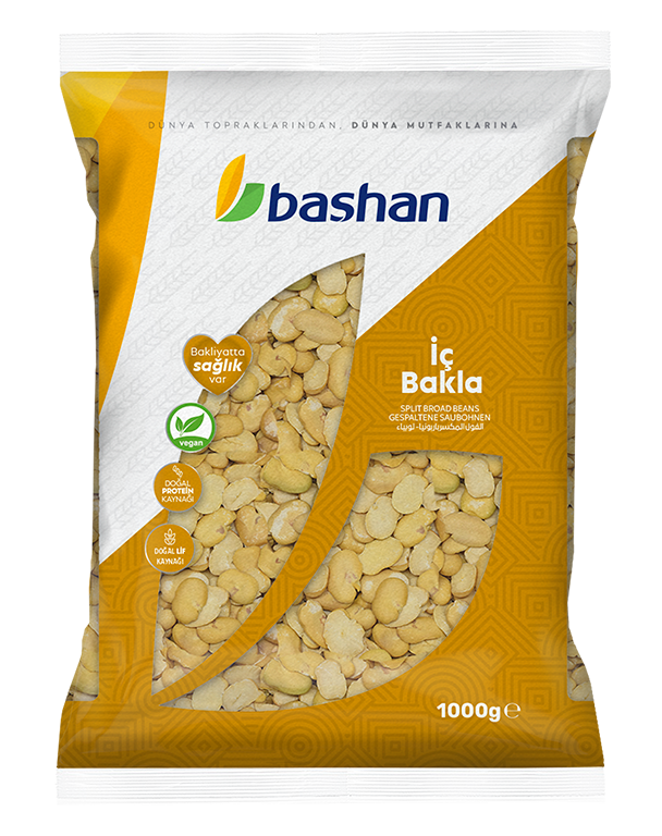 Bashan Split Broad Beans/ Halkaitut Härkäpavut 1kg - Kuivatut pavut - 18298 - 1