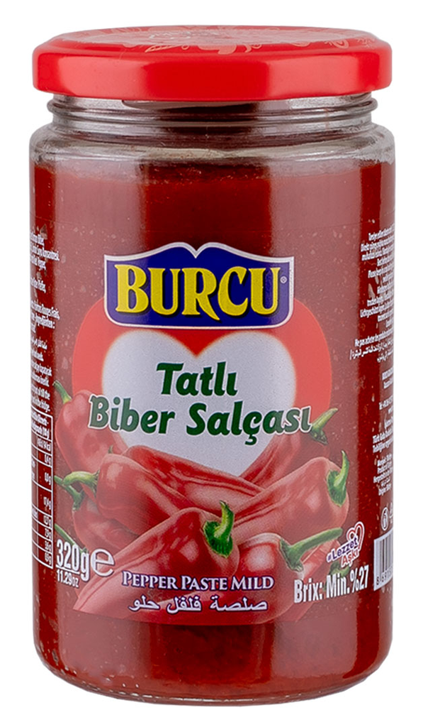 Burcu Biber Salcasi Tatli / Paprikatahna mieto 320g CAM - Tomaatti- ja paprikasäilykkeet - 1028 - 1