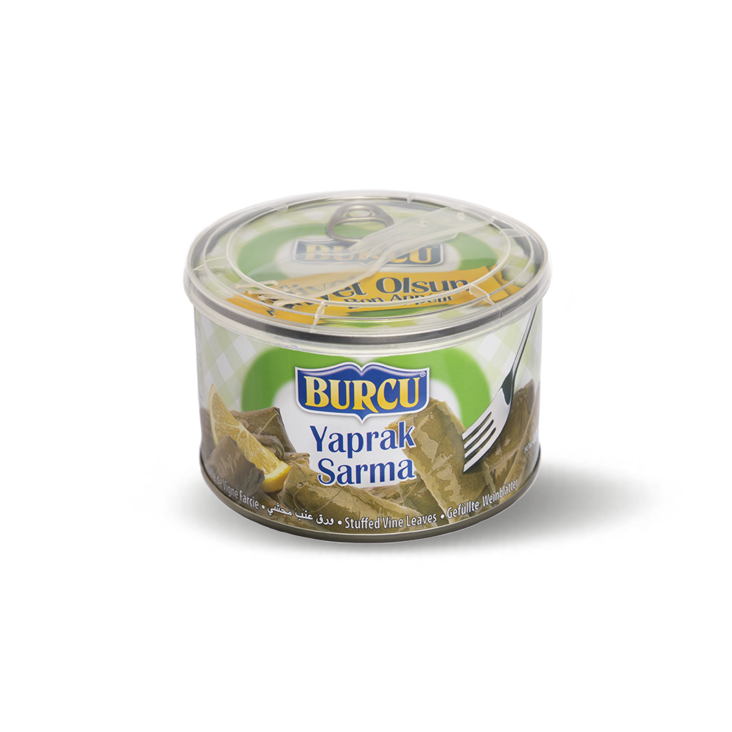 Burcu Yaprak Sarma / Riisitäytteiset viininlehtikääryleet 400/340g TNK - Vihannessäilykkeet - 1218 - 1