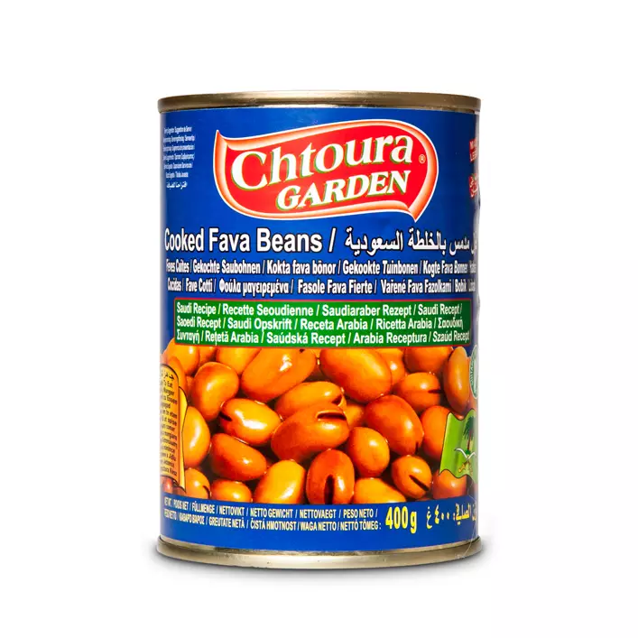 Chtoura Garden Fava Beans (Saudi) / Keitetyt härkäpavut 400g TNK - Papu- ja linssisäilykkeet - 1368 - 1