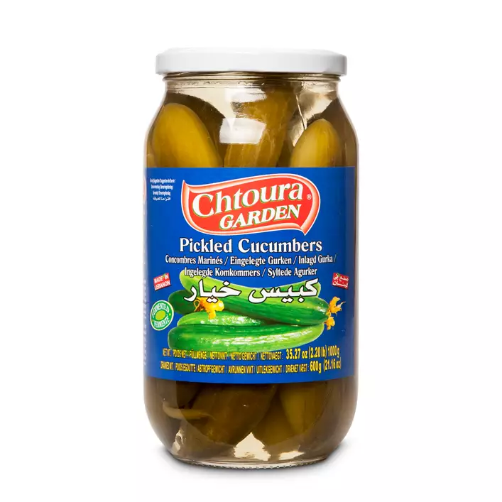 Chtoura Garden Pickled Cucumbers / Suolakurkku 1kg CAM - Kurkkusäilykkeet - 11478 - 1
