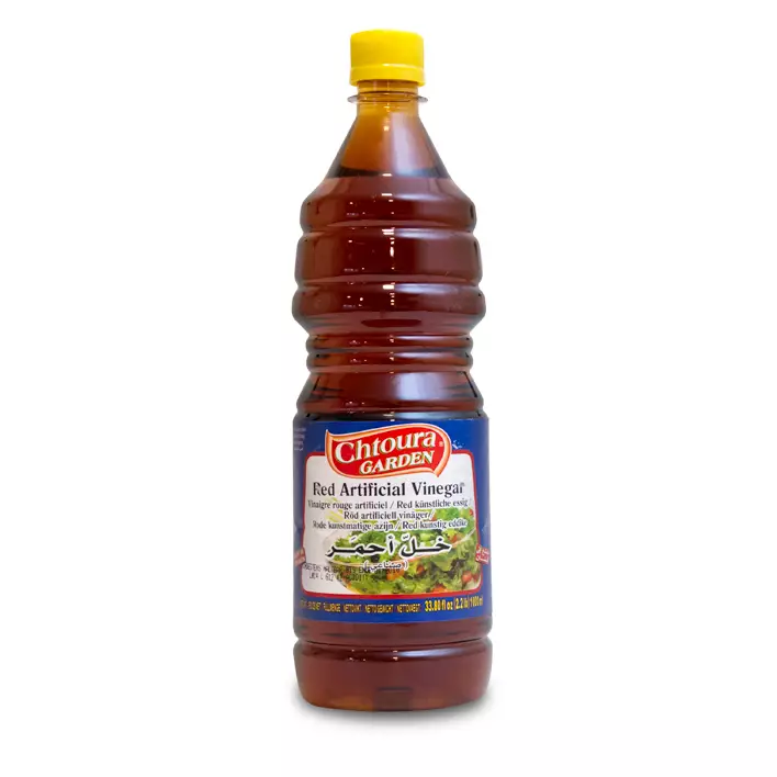 Chtoura Garden Red Artificial Vinegar / Punainen etikka 1L PET - Etikat - 9048 - 1