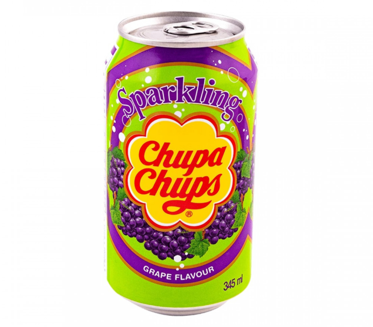 Chupa Chups Sparkling Soda Grape Hiilihapotettu juoma 345ml - Limonadit ja virvoitusjuomat - 7848 - 1
